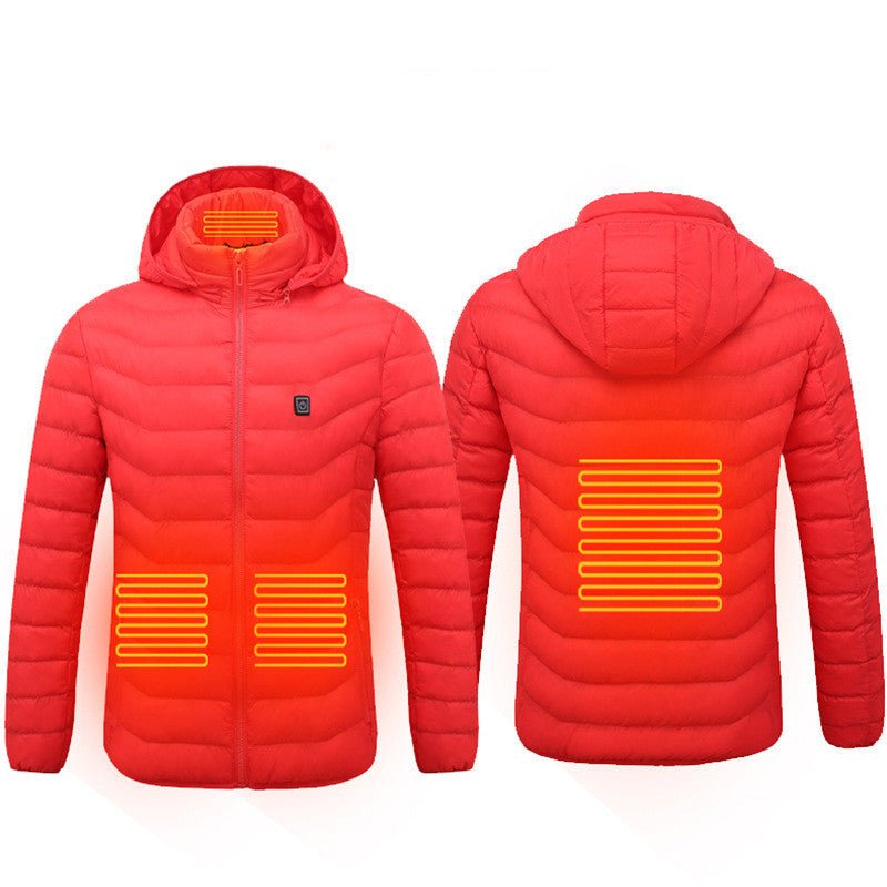 Smart Heated Jacket β Winter Thermal Coat with USB Power Heating - Thermora