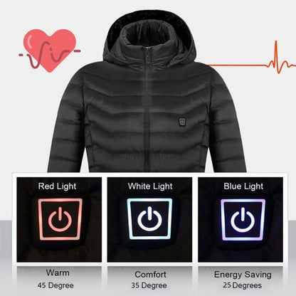 Smart Heated Jacket – Winter Thermal Coat with USB Power Heating - Thermora