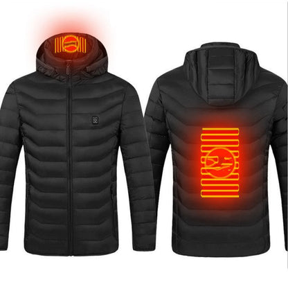 Smart Heated Jacket – Winter Thermal Coat with USB Power Heating - Thermora
