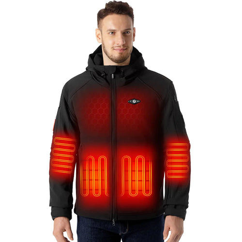 Smart Heated Jacket – Winter Thermal Coat with USB Power Heating - Thermora