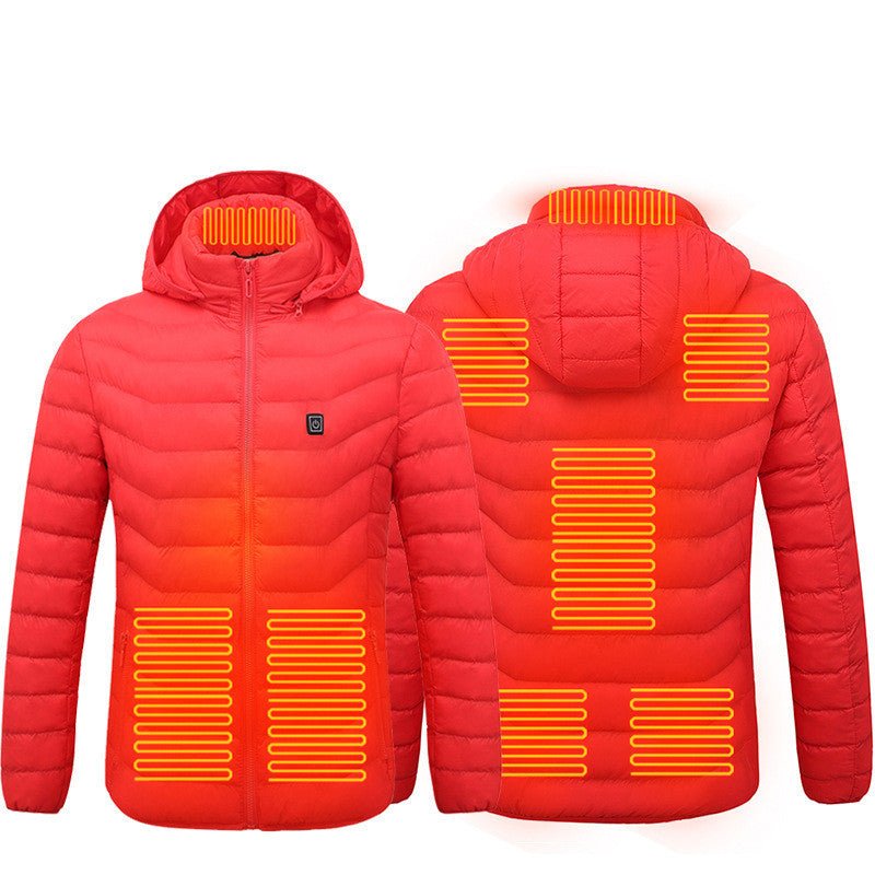 Smart Heated Jacket – Winter Thermal Coat with USB Power Heating - Thermora