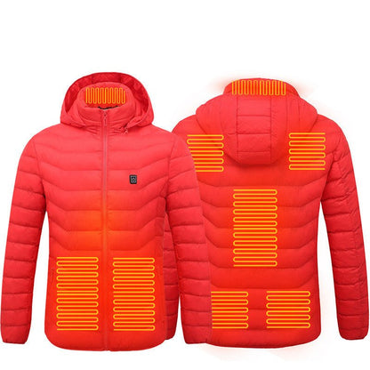 Smart Heated Jacket – Winter Thermal Coat with USB Power Heating - Thermora