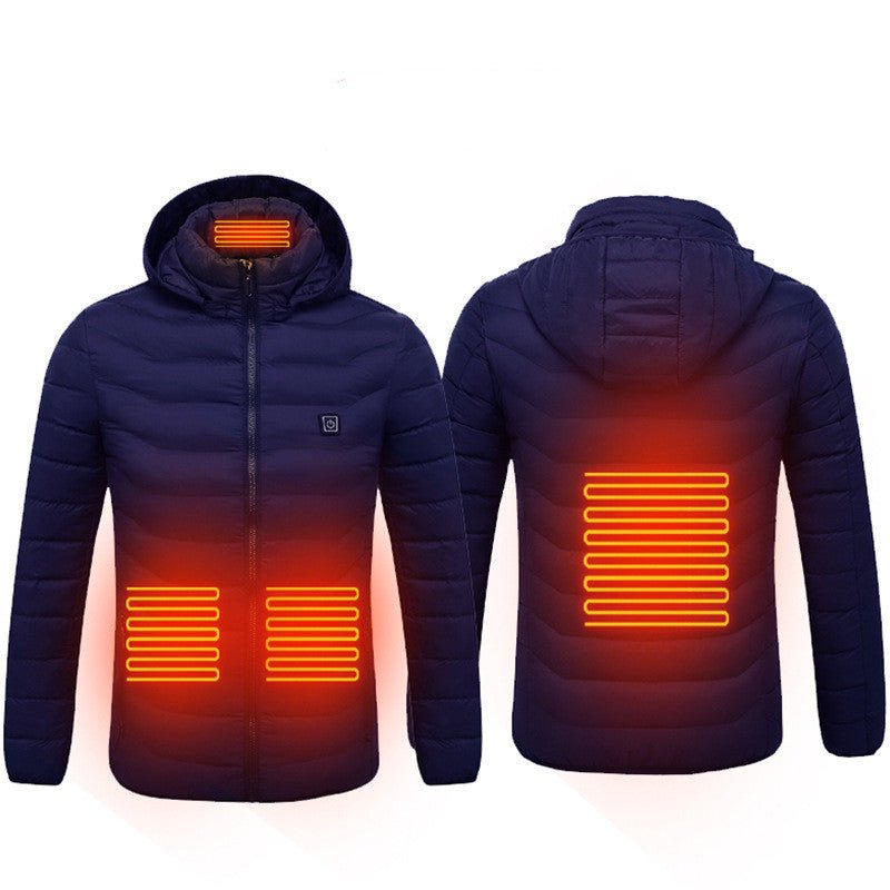 Smart Heated Jacket – Winter Thermal Coat with USB Power Heating - Thermora
