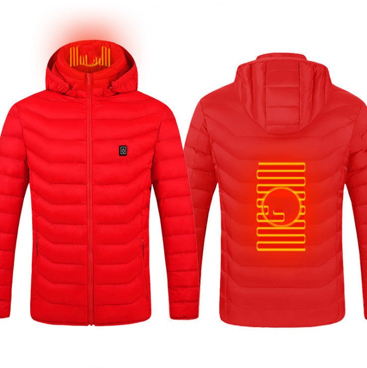 Smart Heated Jacket – Winter Thermal Coat with USB Power Heating - Thermora