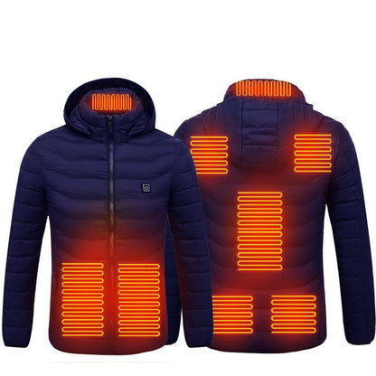 Smart Heated Jacket – Winter Thermal Coat with USB Power Heating - Thermora