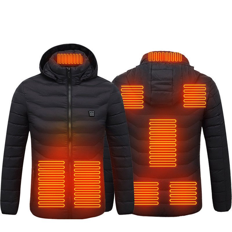 Smart Heated Jacket – Winter Thermal Coat with USB Power Heating - Thermora